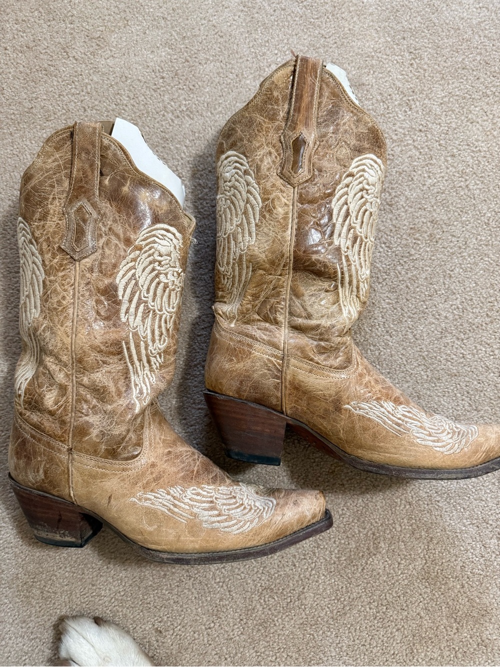 Corral Embroidered Wing Cowboy Boots - Picture 2 of 4